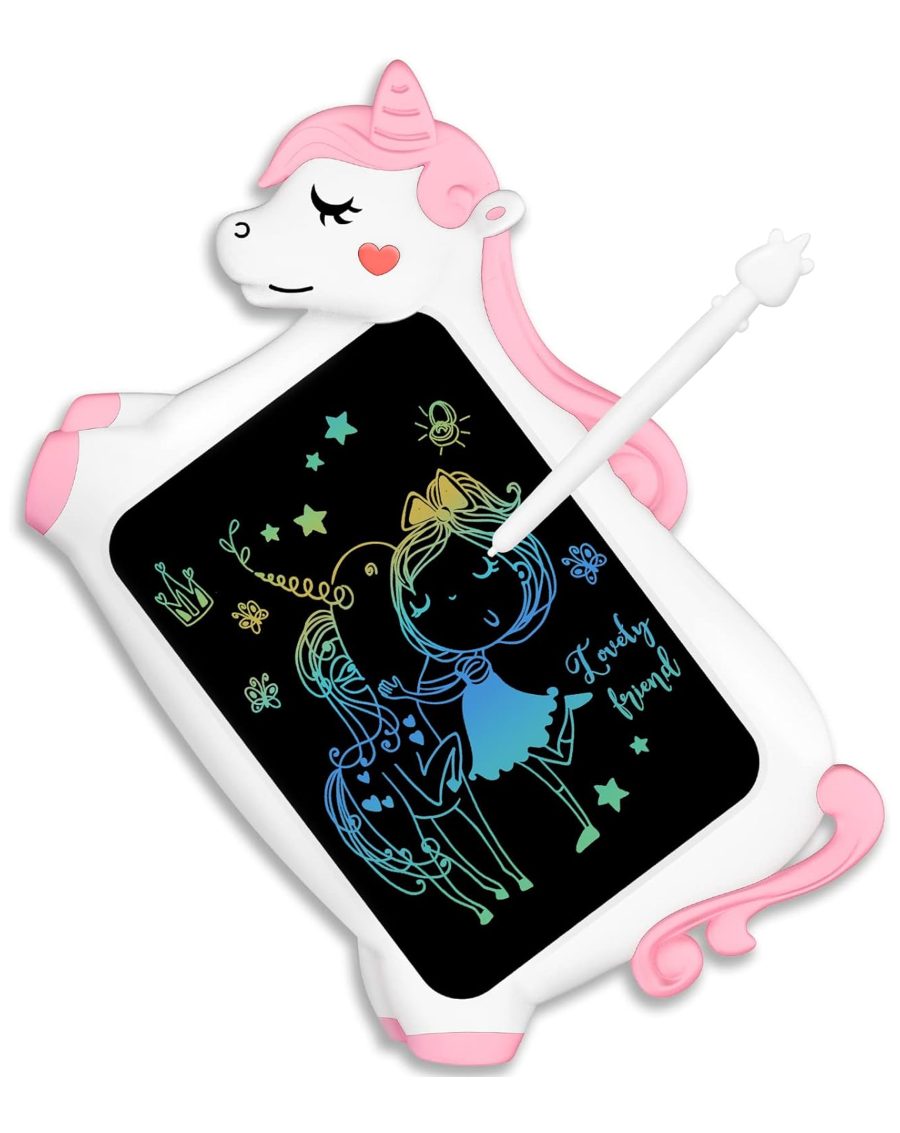 10.5" Kids Writing Doodle Pad - PINK UNICORN - Image 2